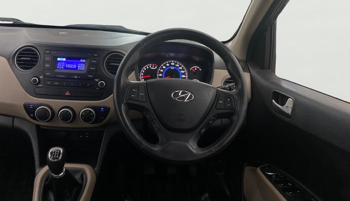 2016 Hyundai Grand i10 ASTA 1.2 KAPPA VTVT, Petrol, Manual, 44,608 km, Steering Wheel Close Up