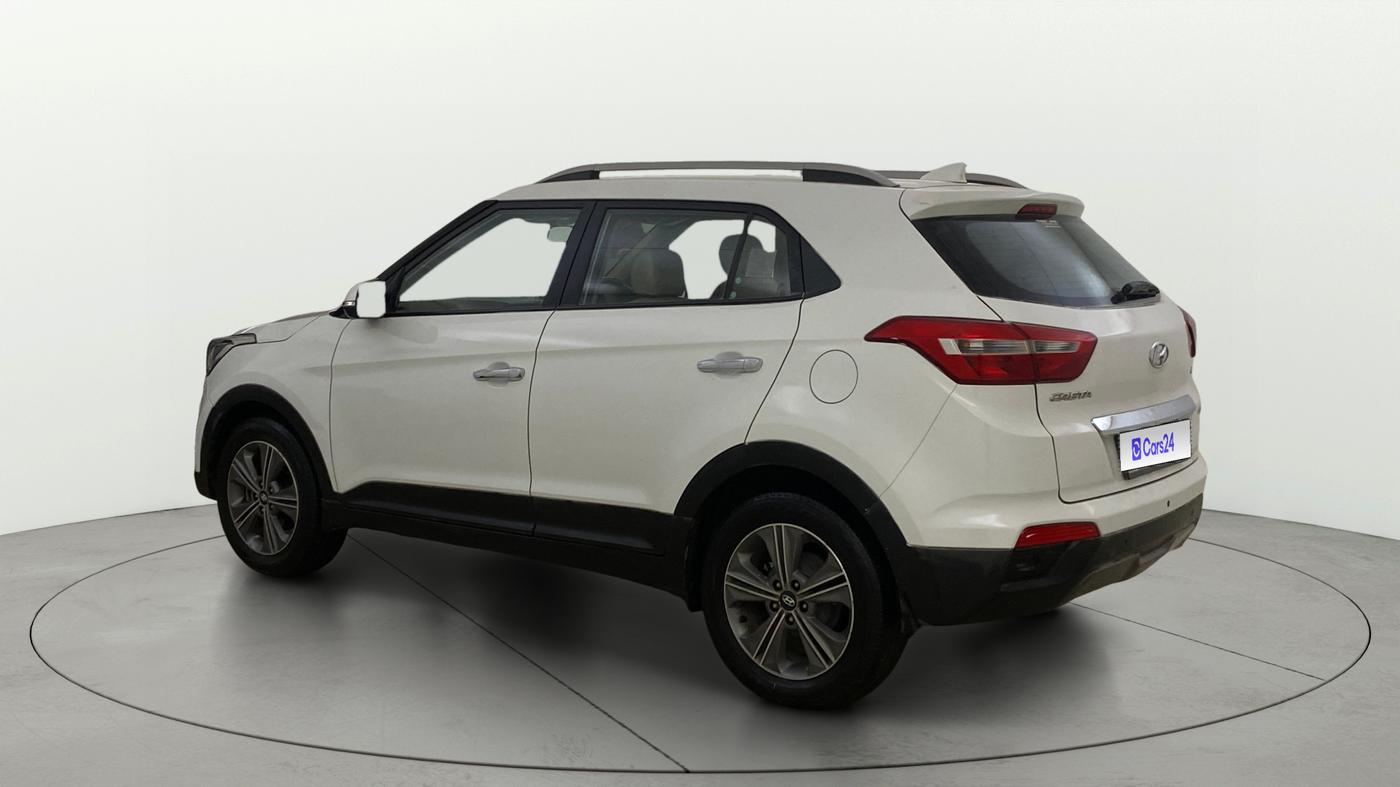2017 Hyundai Creta SX PLUS AT 1.6 PETROL, Petrol, Automatic, 38,706 km, Left Back Diagonal