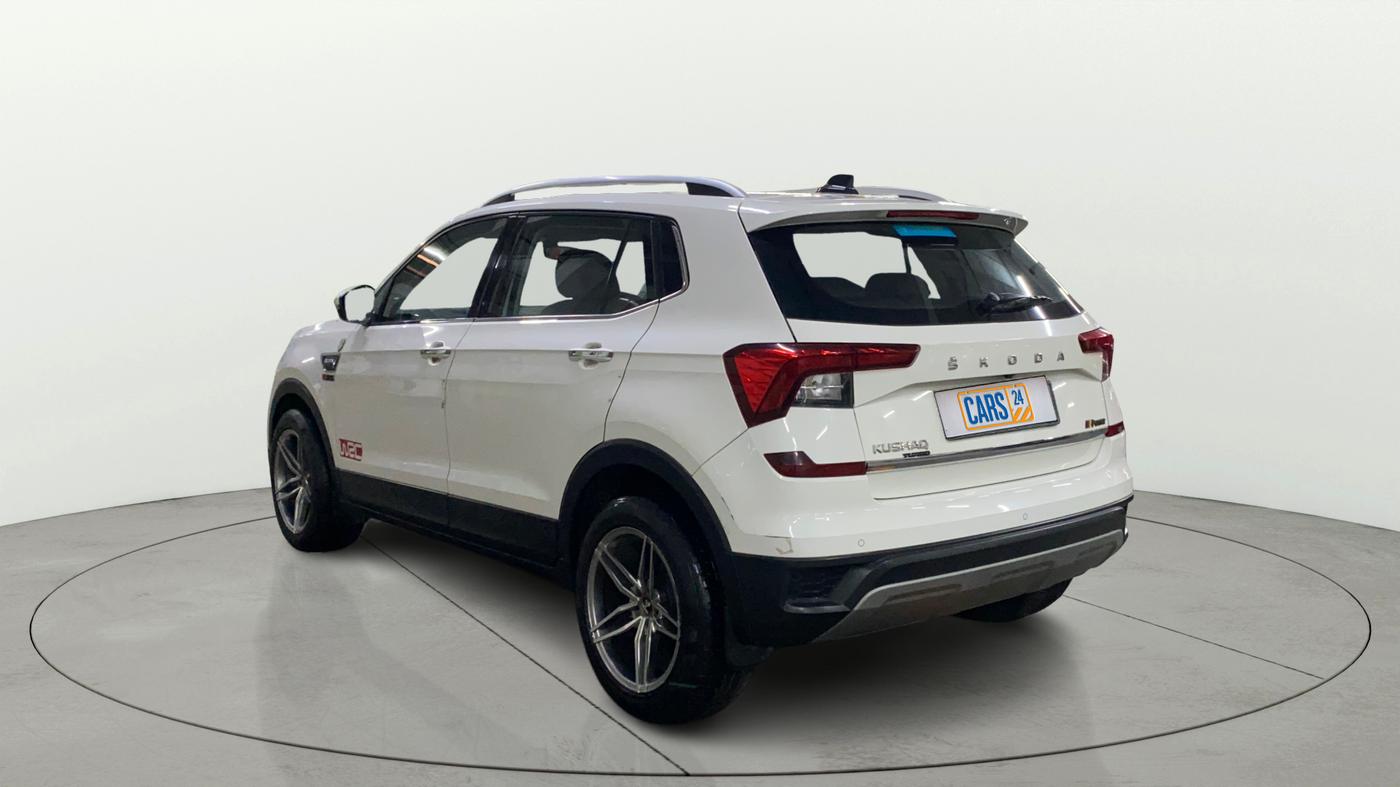 2022 Skoda KUSHAQ STYLE 1.0L TSI MT, Petrol, Manual, 19,059 km, Left Back Diagonal