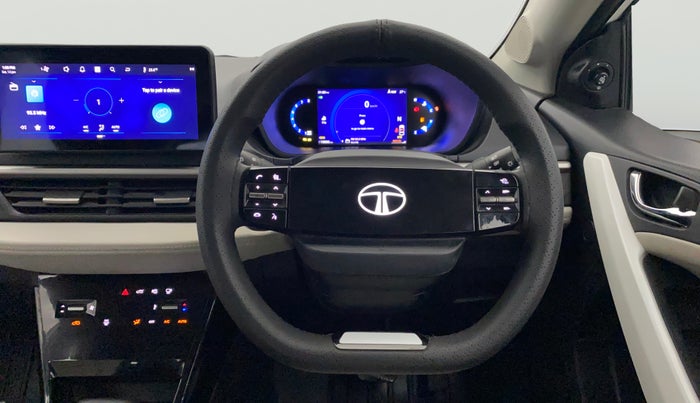2024 Tata NEXON CREATIVE + AMT 1.5 DIESEL, Diesel, Automatic, 19,882 km, Steering Wheel Close Up