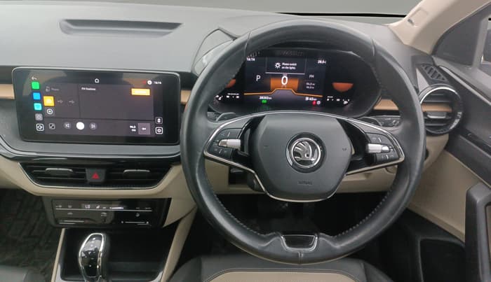 2022 Skoda SLAVIA STYLE 1.5L TSI DSG, Petrol, Automatic, 28,202 km, Steering Wheel Close Up