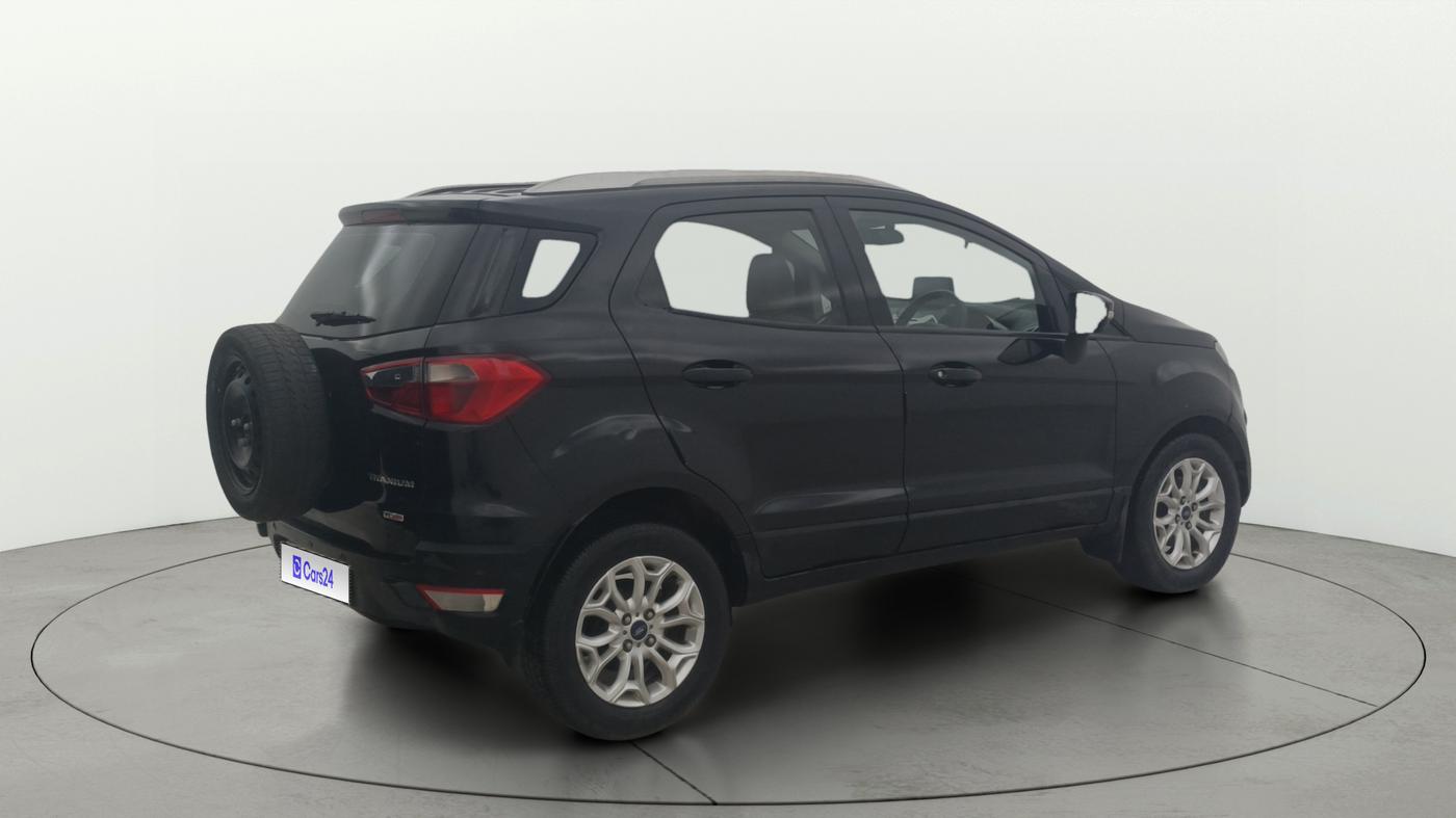 2013 Ford Ecosport TITANIUM 1.5L DIESEL, Diesel, Manual, 1,04,473 km, Right Back Diagonal