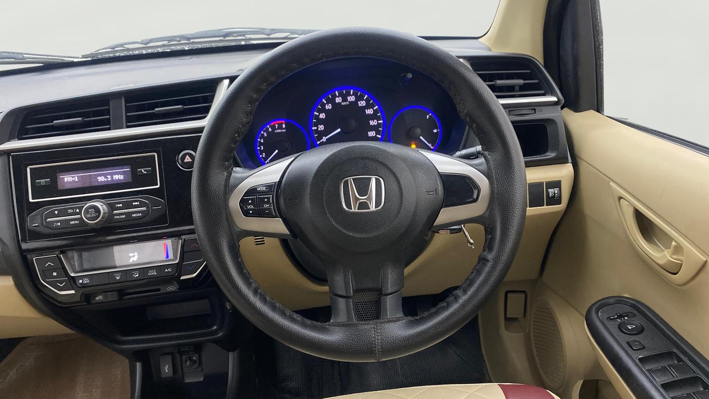 2016 Honda Amaze 1.2L I-VTEC S, Petrol, Manual, 39,265 km, Steering Wheel Close Up