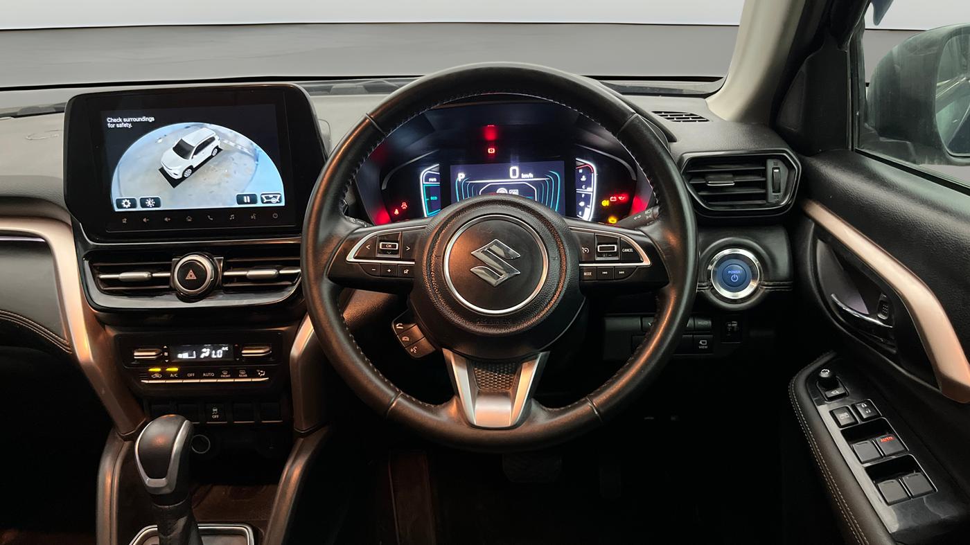 2023 Maruti Grand Vitara ALPHA PLUS HYBRID ECVT, Hybrid, Automatic, 73,844 km, Steering Wheel Close Up