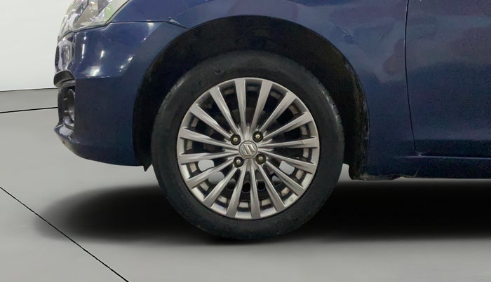 2017 Maruti Ciaz ALPHA 1.4 PETROL, Petrol, Manual, 99,095 km, Left Front Wheel