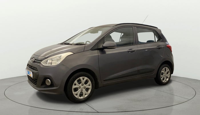 2016 Hyundai Grand i10 SPORTZ 1.2 KAPPA VTVT, Petrol, Manual, 35,189 km, Left Front Diagonal