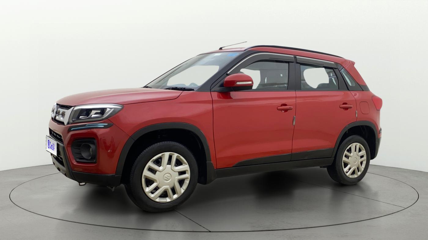 2022 Maruti Vitara Brezza VXI AT SHVS, Petrol, Automatic, 17,022 km, Left Front Diagonal