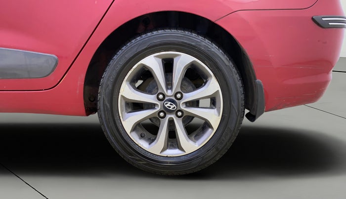 2015 Hyundai Xcent SX 1.2 (O), Petrol, Manual, 72,851 km, Left Rear Wheel