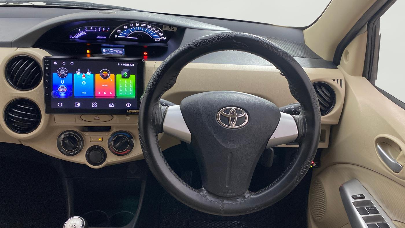 2019 Toyota Etios Liva V, CNG, Manual, 88,857 km, Steering Wheel Close Up