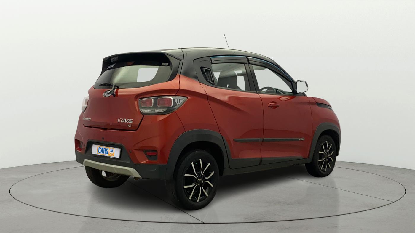 2017 Mahindra KUV 100 NXT K8 P 6 STR DUAL TONE, Petrol, Manual, 40,743 km, Right Back Diagonal