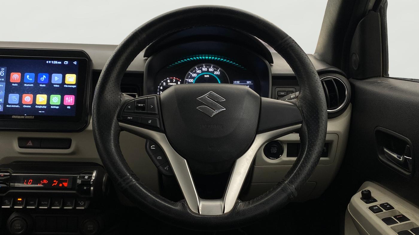 2022 Maruti IGNIS ALPHA 1.2 AMT, Petrol, Automatic, 34,510 km, Steering Wheel Close Up