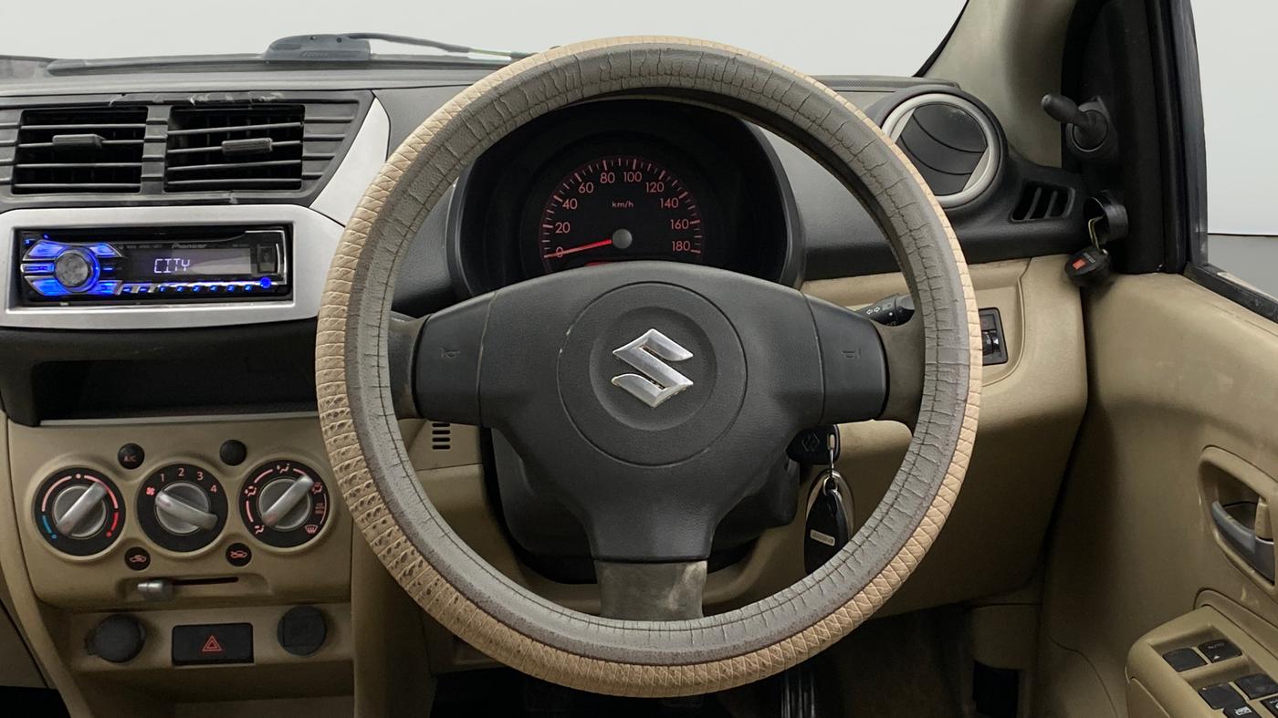 2013 Maruti A Star VXI, Petrol, Manual, 72,028 km, Steering Wheel Close Up