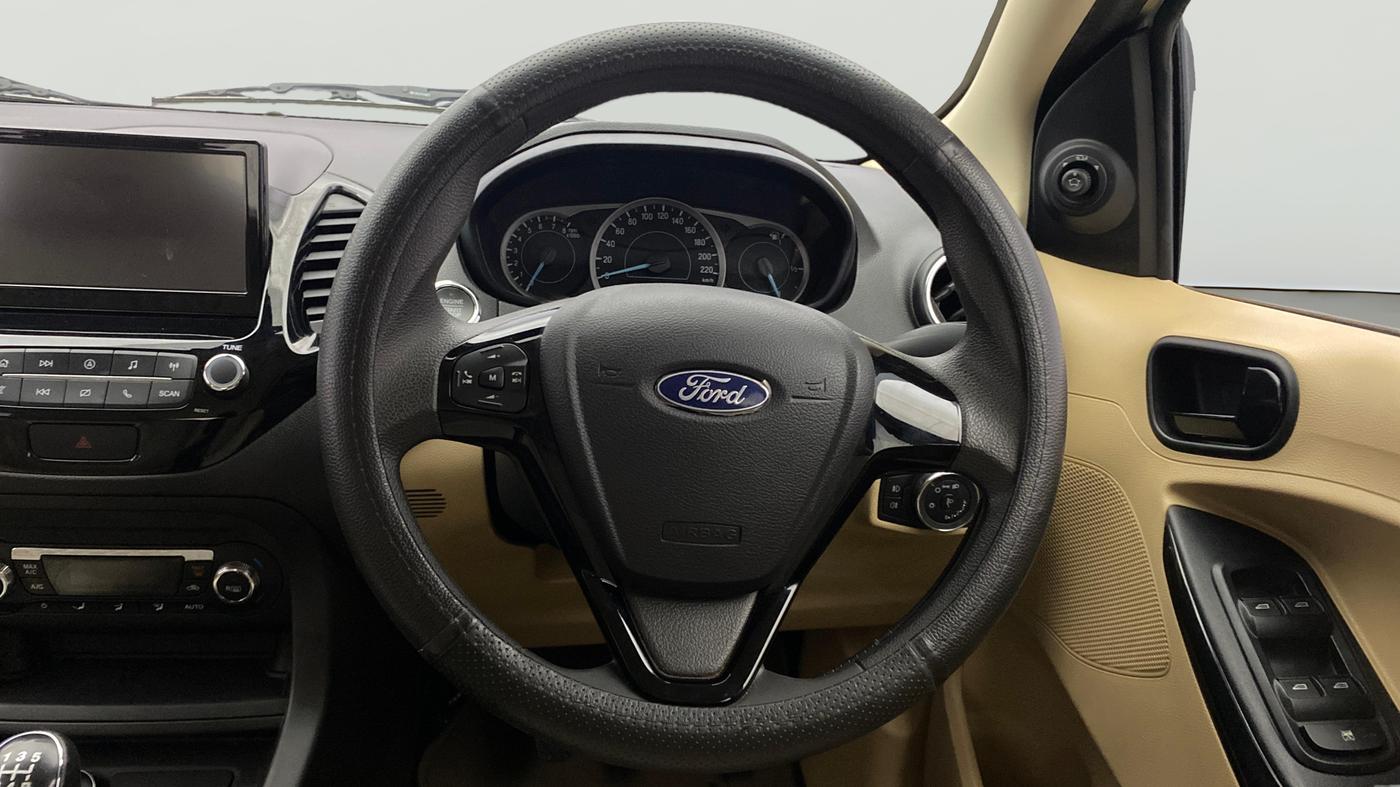 2019 Ford Figo Aspire TITANIUM 1.2 PETROL, Petrol, Manual, 28,528 km, Steering Wheel Close Up