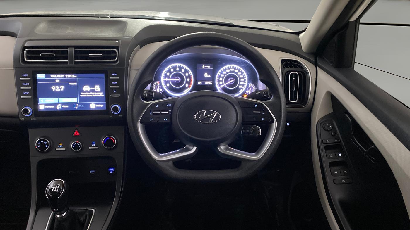 2021 Hyundai Creta EX 1.5 PETROL, Petrol, Manual, 43,769 km, Steering Wheel Close Up