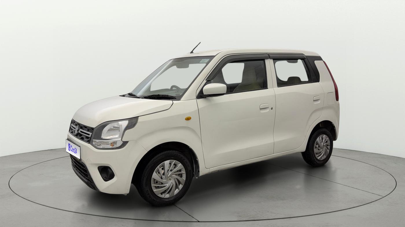 2019 Maruti New Wagon-R LXI CNG 1.0, CNG, Manual, 65,586 km, Left Front Diagonal