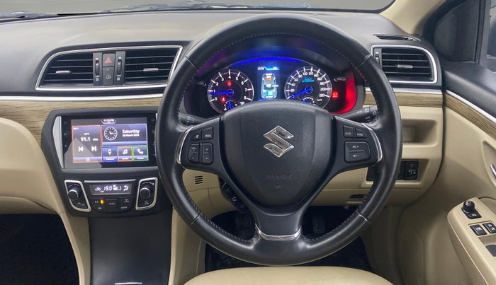 2021 Maruti Ciaz ALPHA 1.5 SHVS PETROL, Petrol, Manual, 26,129 km, Steering Wheel Close Up