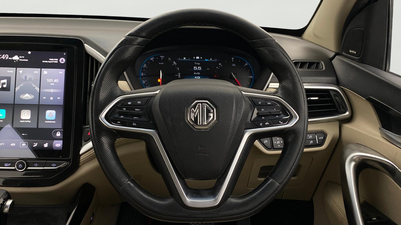 2021 MG HECTOR SHARP 1.5 DCT PETROL, Petrol, Automatic, 65,789 km, Steering Wheel Close Up