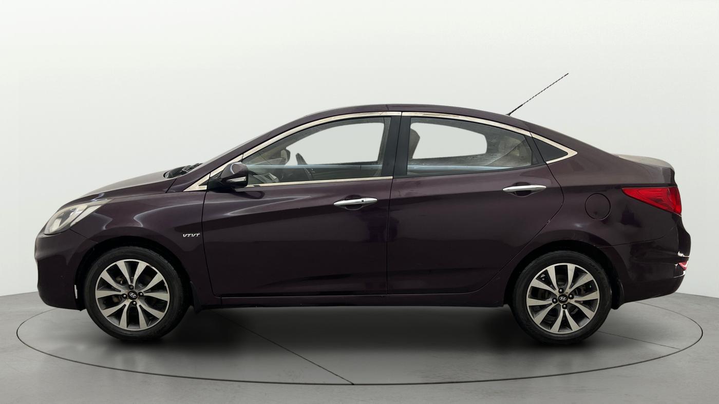2013 Hyundai Verna FLUIDIC 1.6 VTVT SX OPT AT, Petrol, Automatic, 1,02,812 km, Left Side