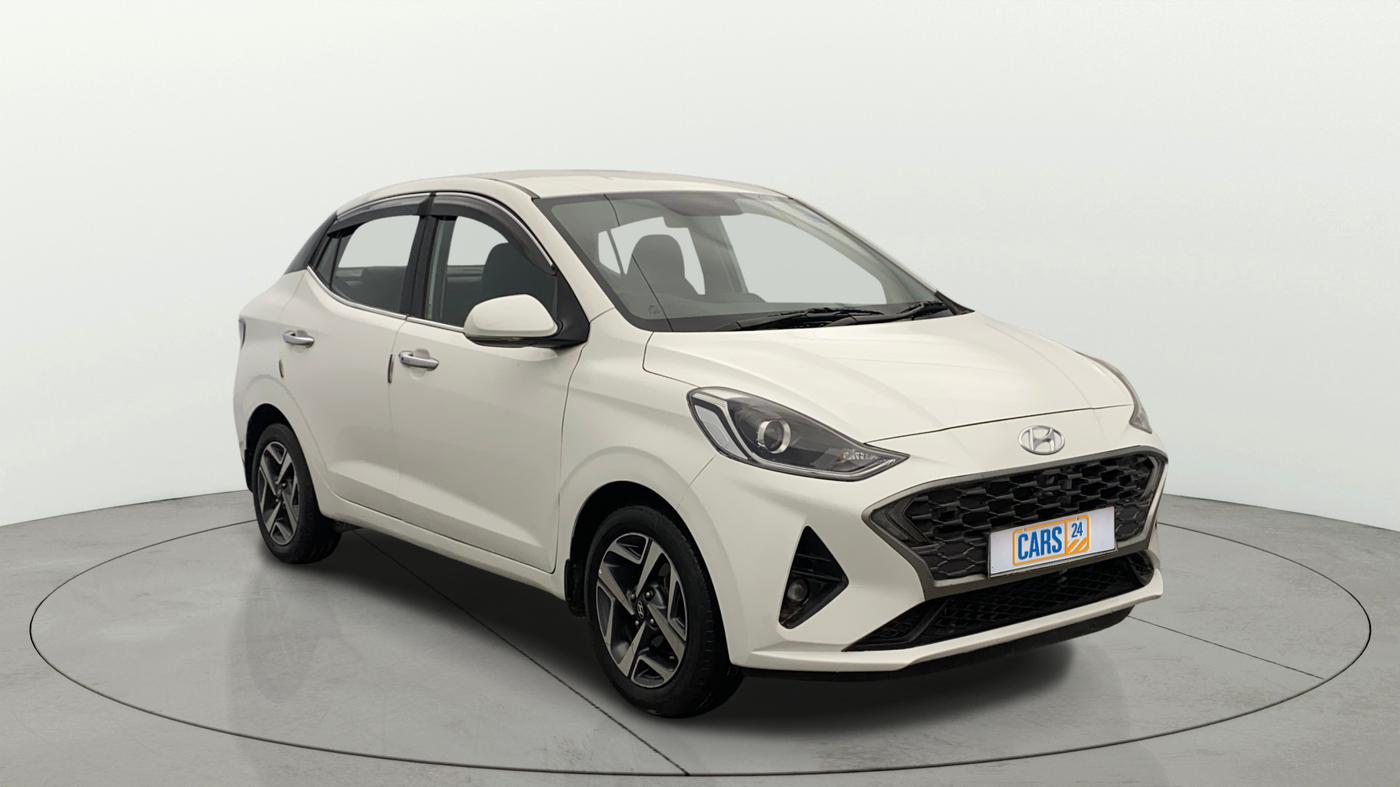 2020 Hyundai AURA SX PLUS 1.2 AMT CRDI, Diesel, Automatic, 66,459 km, Right Front Diagonal