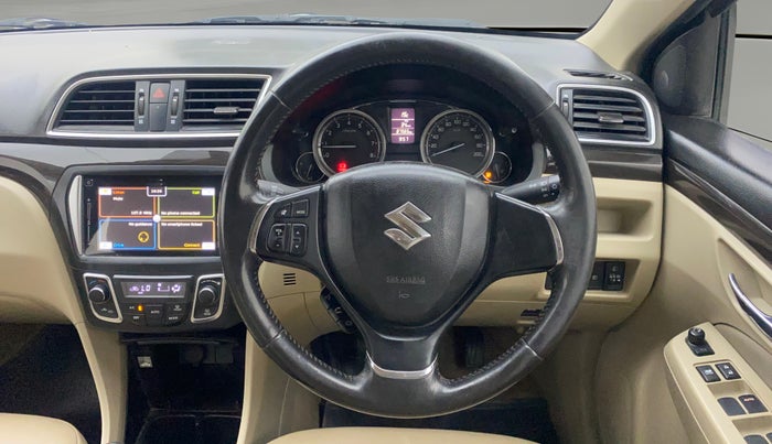 2016 Maruti Ciaz ZXI+, Petrol, Manual, 87,522 km, Steering Wheel Close Up