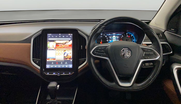 2021 MG HECTOR PLUS SHARP 1.5 PETROL TURBO DCT 6-STR, Petrol, Automatic, 25,050 km, Steering Wheel Close Up