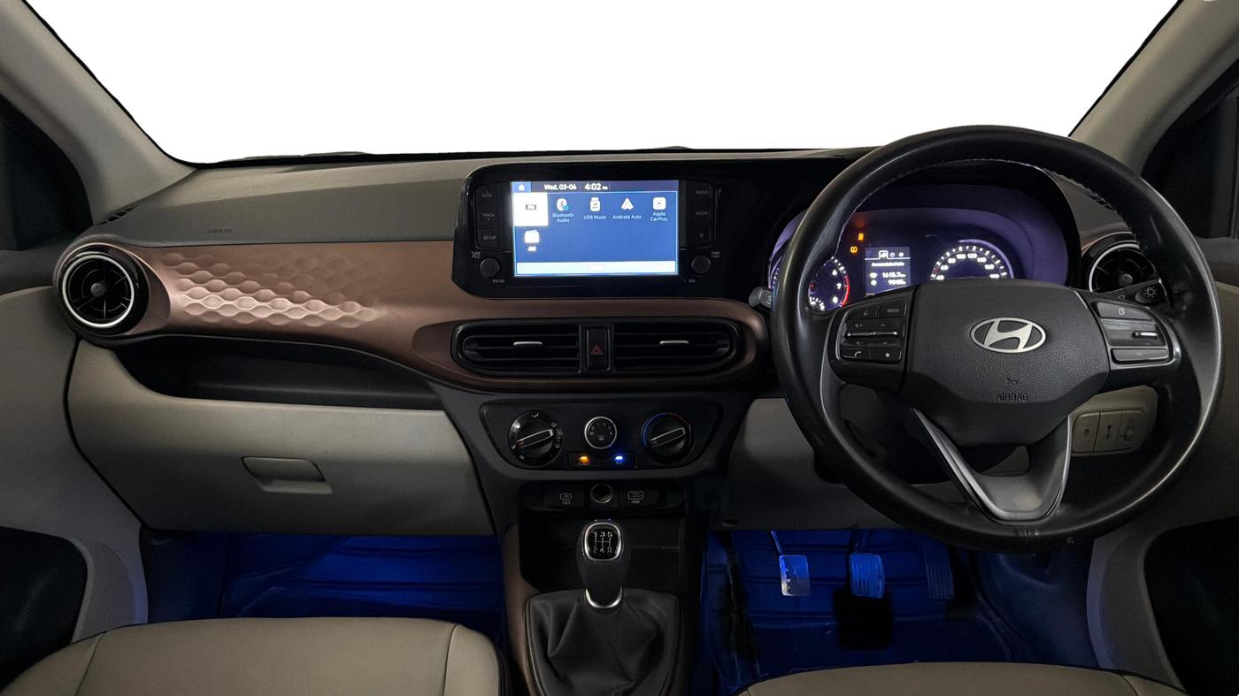 2023 Hyundai AURA SX 1.2 CNG, CNG, Manual, 47,577 km, Dashboard