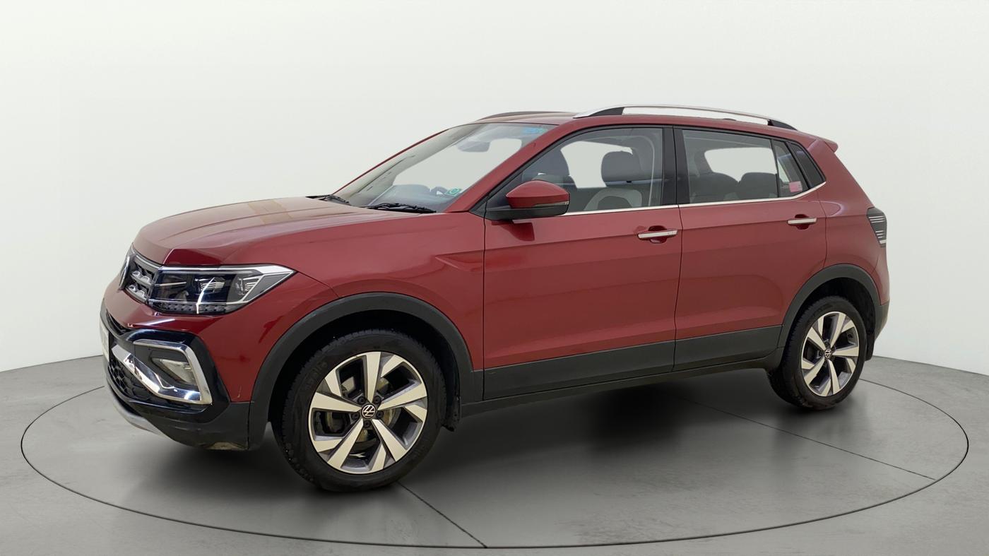2023 Volkswagen TAIGUN TOPLINE 1.0 TSI AT, Petrol, Automatic, 4,893 km, Left Front Diagonal