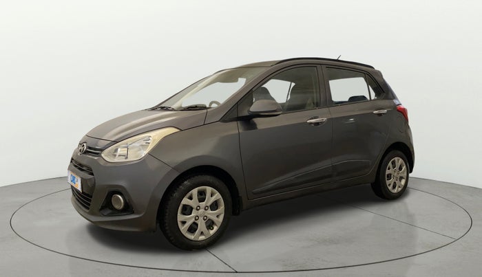 2014 Hyundai Grand i10 SPORTZ 1.2 KAPPA VTVT, Petrol, Manual, 21,804 km, Left Front Diagonal