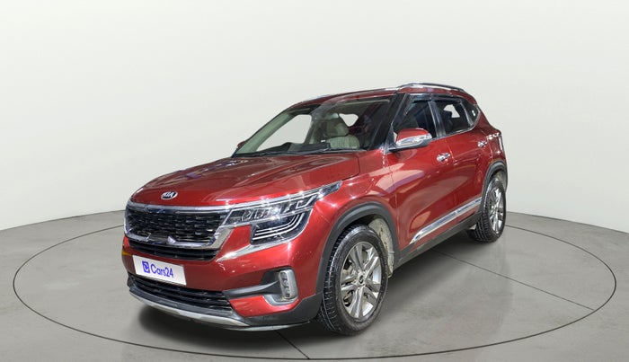 2020 KIA SELTOS HTX IVT 1.5 PETROL, Petrol, Automatic, 53,835 km, Left Front Diagonal