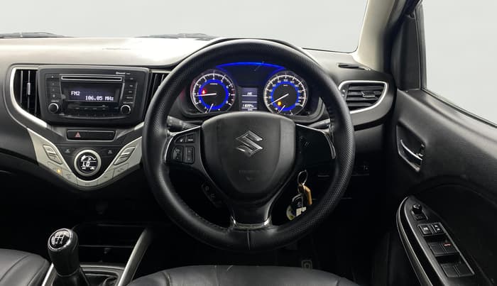 2017 Maruti Baleno DELTA PETROL 1.2, Petrol, Manual, 1,16,983 km, Steering Wheel Close Up