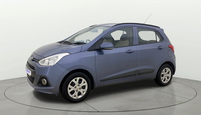 2016 Hyundai Grand i10 SPORTZ 1.2 KAPPA VTVT, Petrol, Manual, 44,216 km, Left Front Diagonal