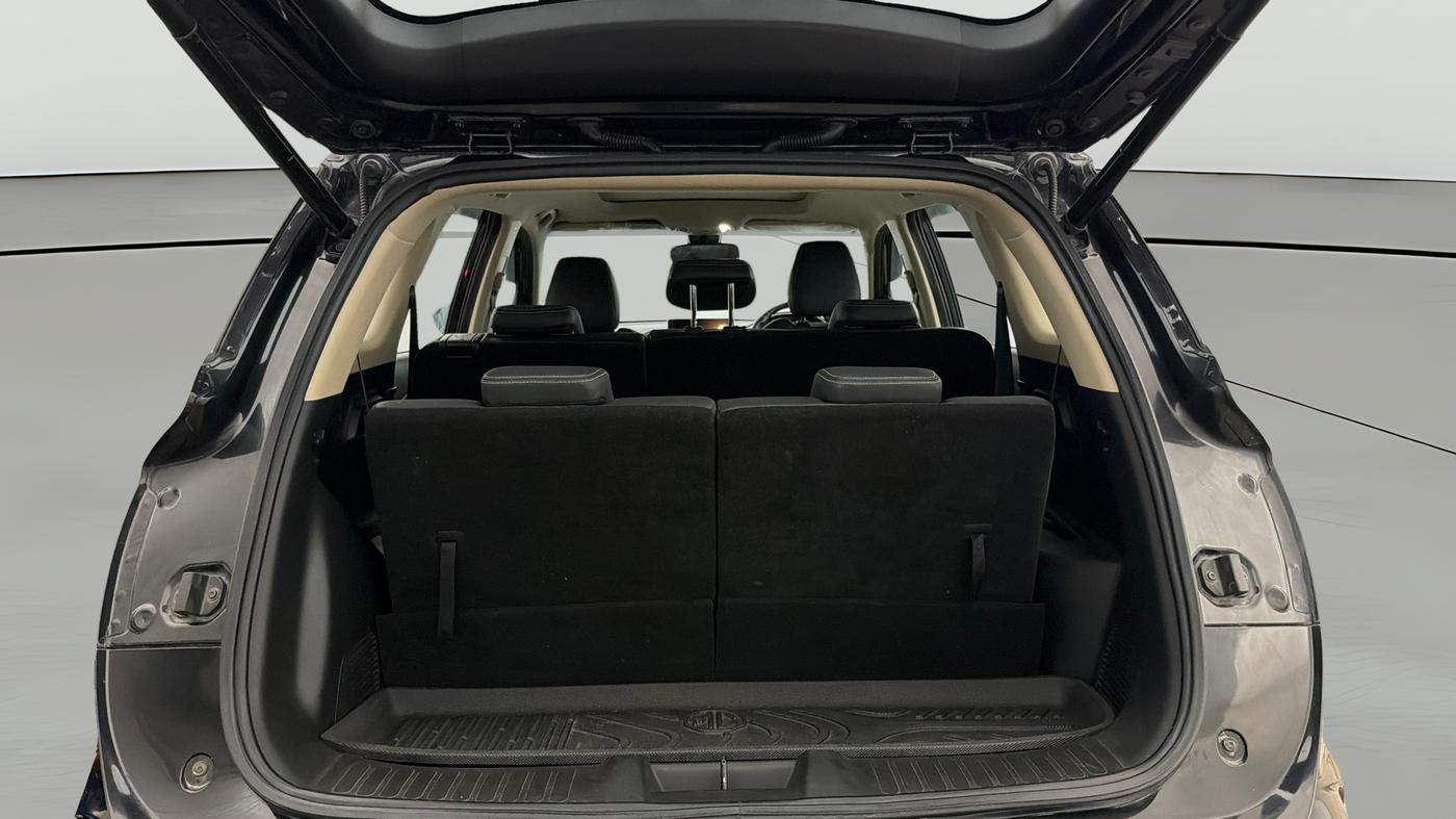 2024 MG HECTOR PLUS Sharp Pro Blackstorm 1.5 Turbo Petrol CVT 7 STR, Petrol, Automatic, 19,753 km, Boot Open Zoomed View