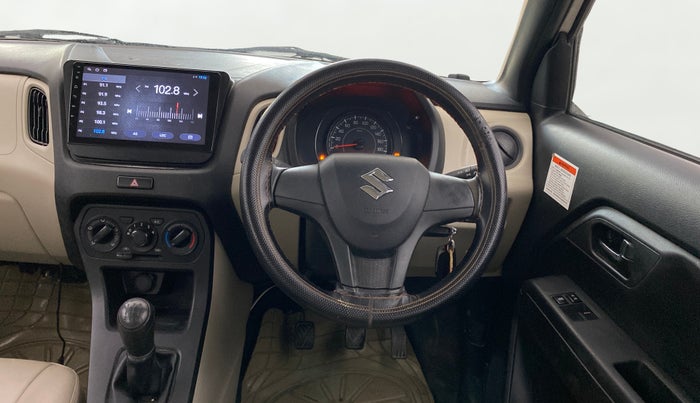 2021 Maruti New Wagon-R LXI CNG 1.0, CNG, Manual, 1,11,844 km, Steering Wheel Close Up