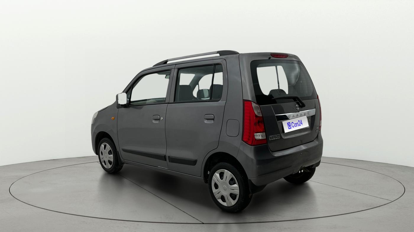 2018 Maruti Wagon R 1.0 VXI AMT, Petrol, Automatic, 33,058 km, Left Back Diagonal