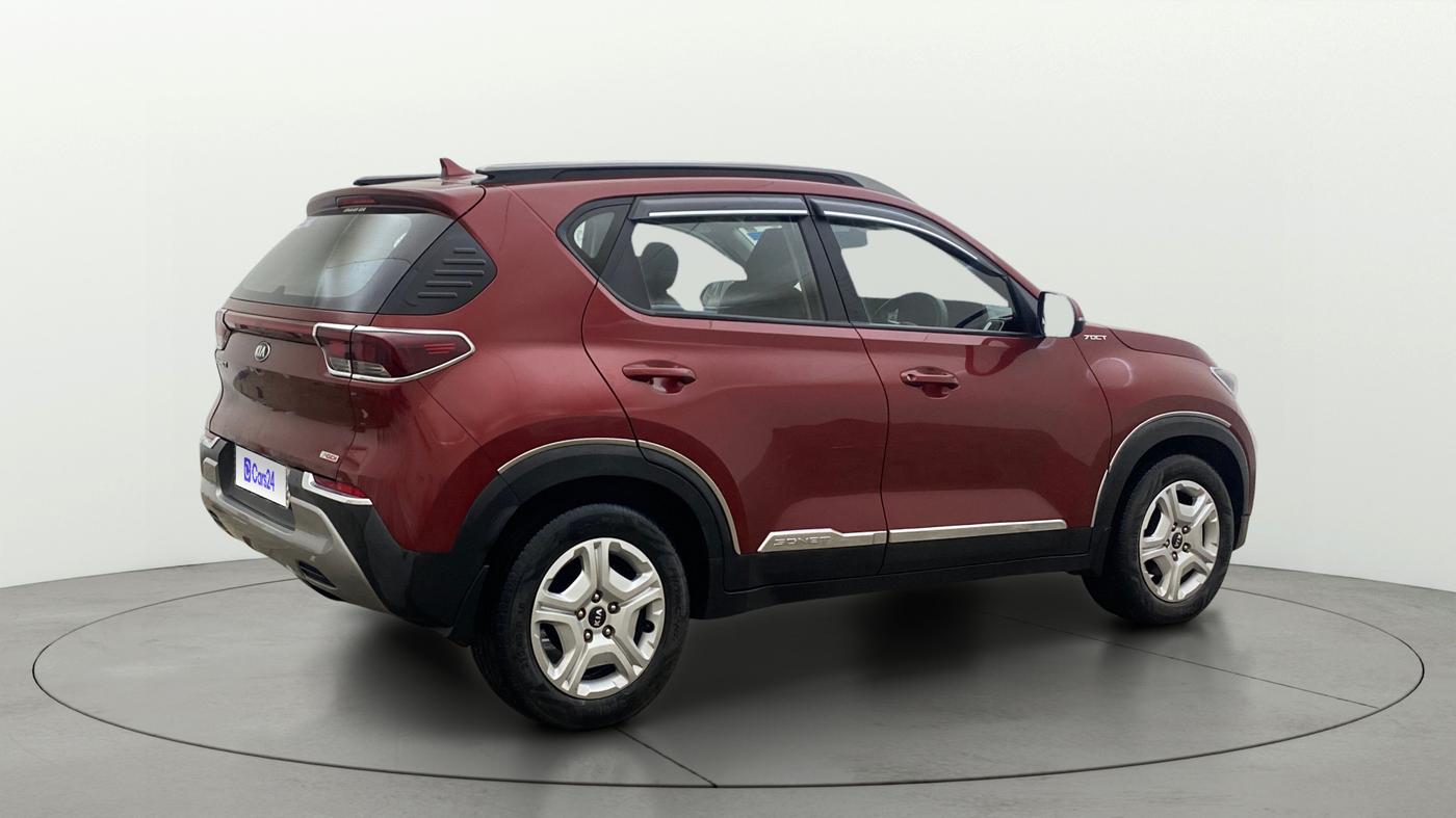 2020 KIA SONET GTX PLUS 1.0 DCT DUAL TONE, Petrol, Automatic, 65,337 km, Right Back Diagonal