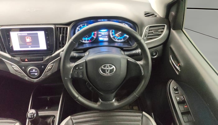 2020 Toyota Glanza V, Petrol, Manual, 56,794 km, Steering Wheel Close Up