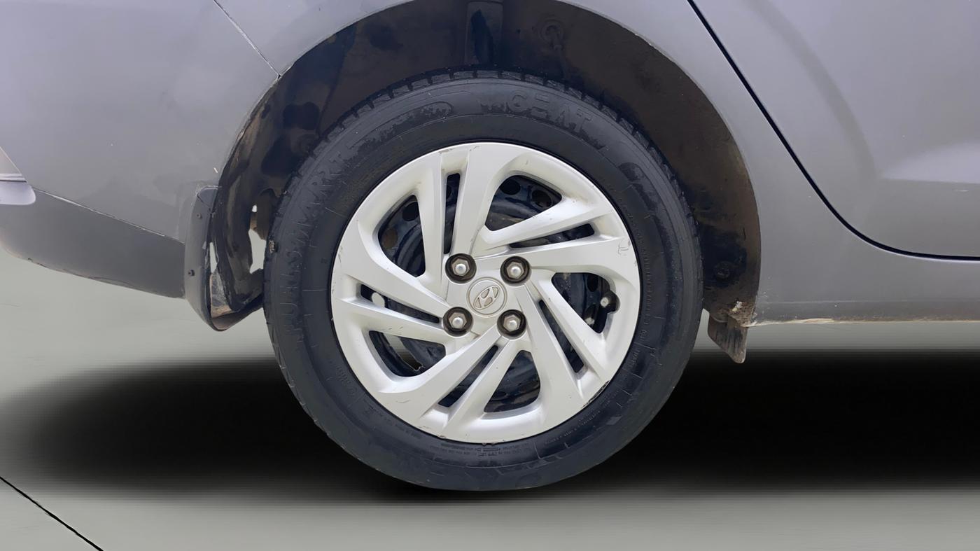 2021 Hyundai AURA S 1.2 CNG, CNG, Manual, 98,698 km, Right Rear Wheel