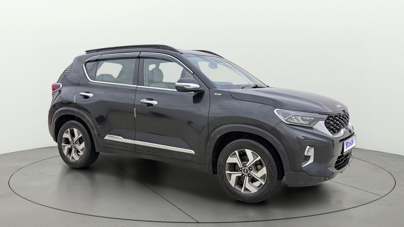 2022 KIA SONET HTX PLUS 1.0 IMT, Petrol, Manual, 62,620 km, Right Front Diagonal