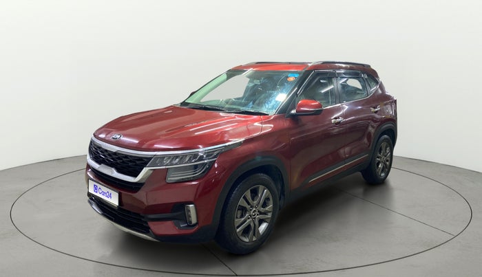 2020 KIA SELTOS HTX 1.5 PETROL, Petrol, Manual, 39,826 km, Left Front Diagonal