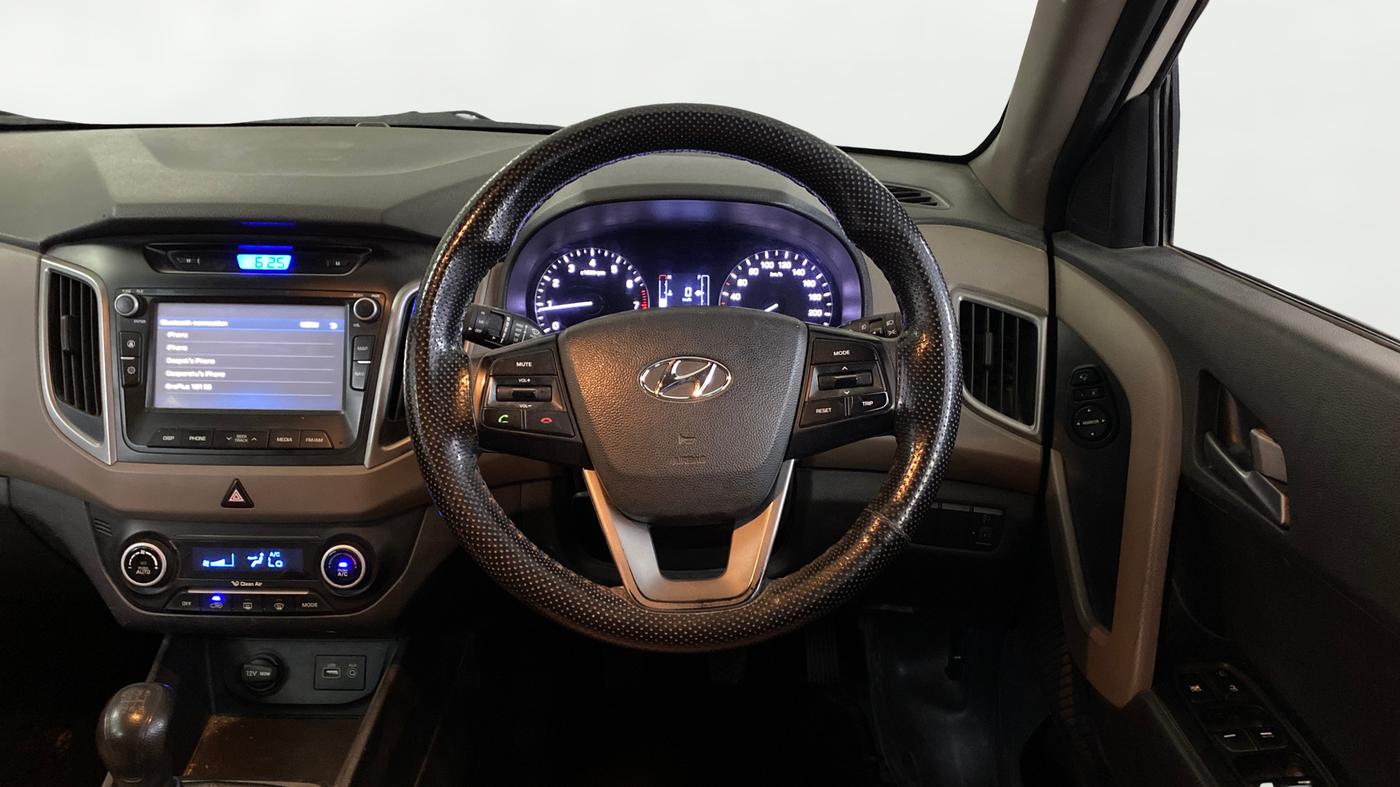 2015 Hyundai Creta SX PLUS 1.6 PETROL, Petrol, Manual, 55,301 km, Steering Wheel Close Up