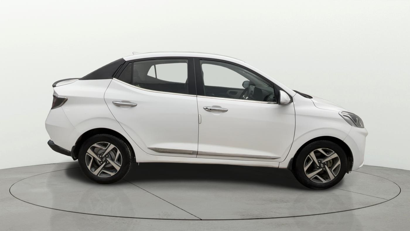 2020 Hyundai AURA SX+ 1.0 TURBO GDI MT, Petrol, Manual, 46,828 km, Right Side View