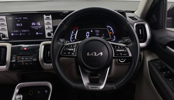 2023 KIA SONET HTX 1.5D IMT, Diesel, Manual, 39,229 km, Steering Wheel Close Up
