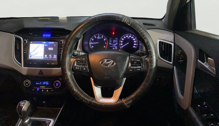 2018 Hyundai Creta SX 1.6 PETROL, Petrol, Manual, 82,153 km, Steering Wheel Close Up