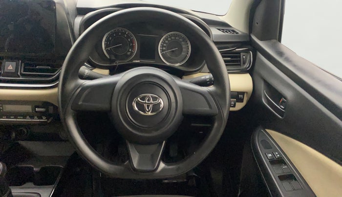 2024 Toyota Glanza E, Petrol, Manual, 20,789 km, Steering Wheel Close Up