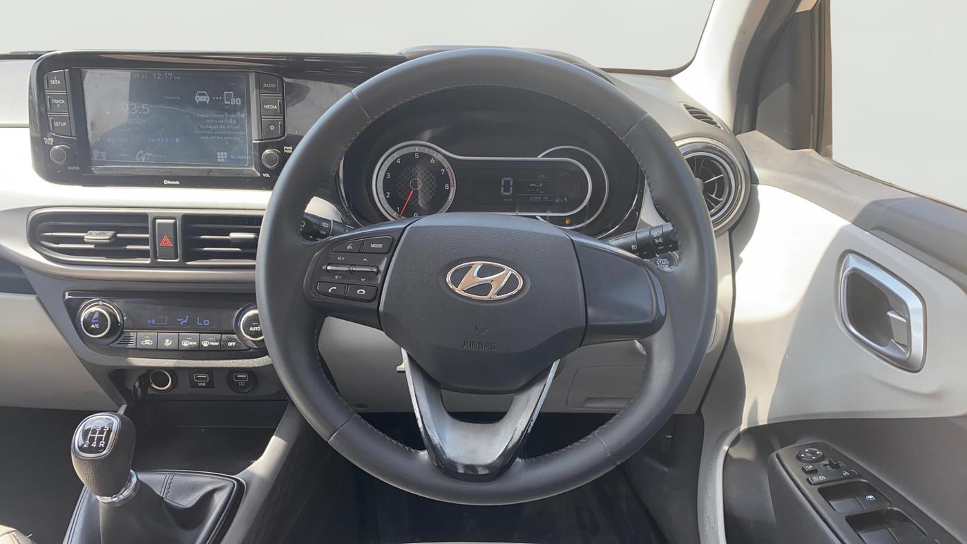 2019 Hyundai GRAND I10 NIOS ASTA 1.2 KAPPA VTVT, Petrol, Manual, 68,888 km, Steering Wheel Close Up