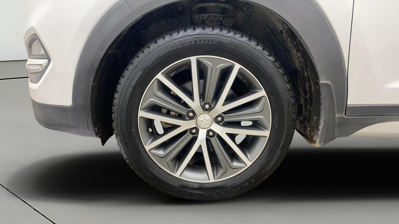 2019 Hyundai Tucson GL (O) 2WD AT PETROL, Petrol, Automatic, 1,14,846 km, Left Front Wheel