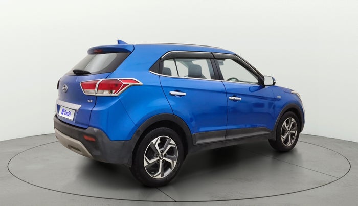2018 Hyundai Creta SX AT 1.6 DIESEL, Diesel, Automatic, 1,45,370 km, Right Back Diagonal