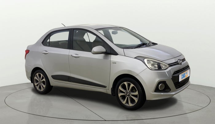 2015 Hyundai Xcent SX AT 1.2 (O), Petrol, Automatic, 24,625 km, Right Front Diagonal