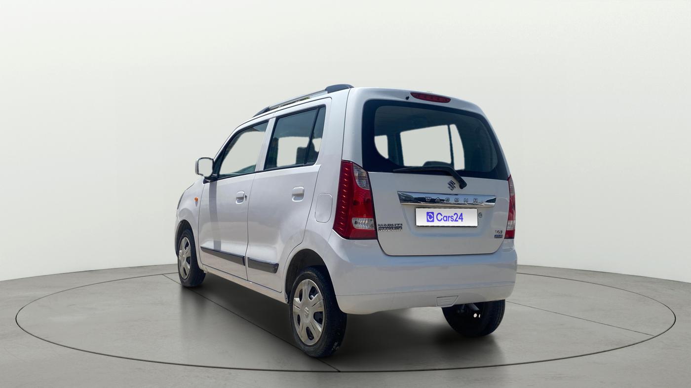 2017 Maruti Wagon R 1.0 VXI AMT, Petrol, Automatic, 66,893 km, Left Back Diagonal