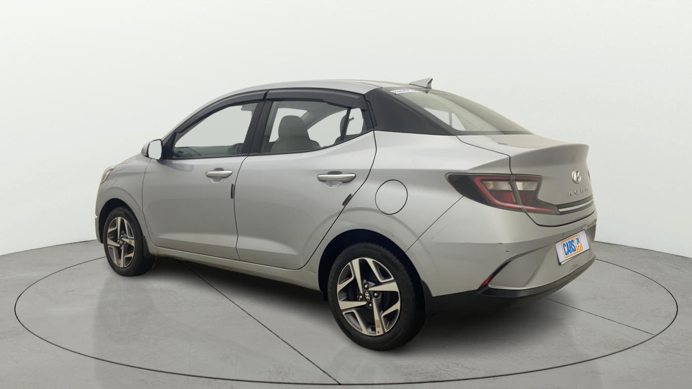 2021 Hyundai AURA SX PLUS 1.2 AMT, Petrol, Automatic, 33,045 km, Left Back Diagonal